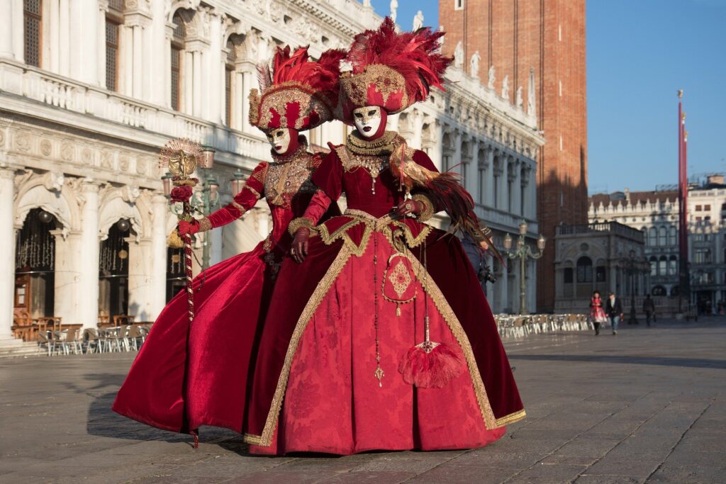 ヴェネツィアのカーニバルの様子